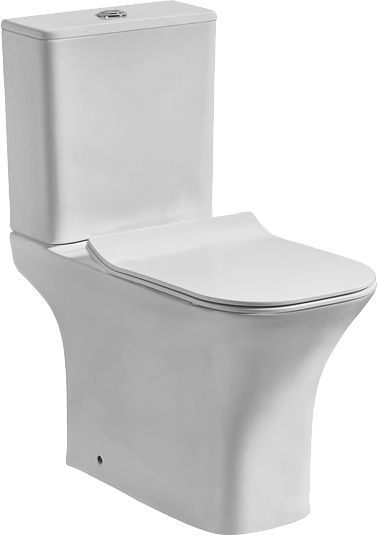 Унитаз-компакт 1 Orange C02-000W безободковый, с микролифтом