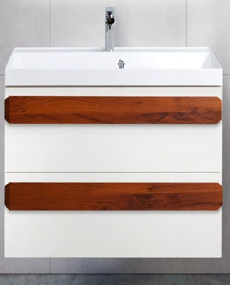 Belbagno База под раковину подвесная с двумя выкатными ящиками, AURORA-600-2C-SO-BO