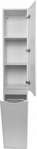 Колонна универсальная Style Line "Бергамо" с корзиной, белый, PLUS