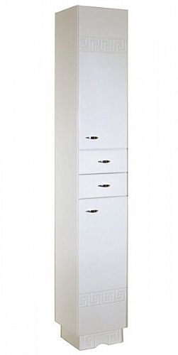 Шкаф-колонна подвесная Акватон Аттика цвет Белый 1A134803AT010