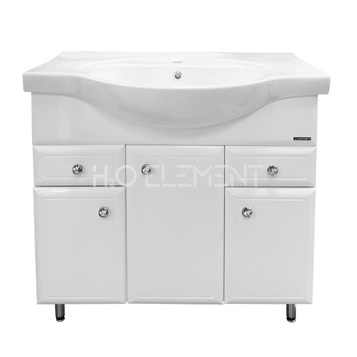 Тумба-умывальник Comforty "Сочи-85" белый с раковиной Comforty Т-9385