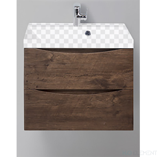 Тумба с раковиной Belbagno MARINO, MARINO-650-2C-SO-RW-P+ BB650/450-LV-MR-PR (готовый набор)
