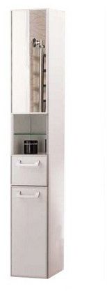 Шкаф-пенал Акватон Сайгон (1A106303SA01R) правосторонний, белый