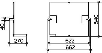 Зеркало Keuco Plan Care 34986 172 без подсветки