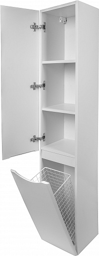 Колонна универсальная Style Line "Бергамо L" с корзиной, белый, PLUS