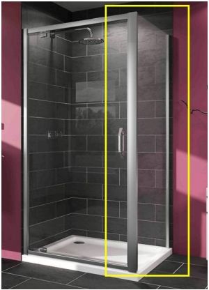 Боковая стенка для душевой двери Huppe X1 120507.069.321, 100 см