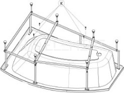 Монтажный комплект JIKA Constance 967560000001