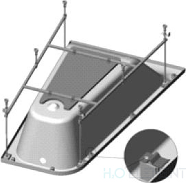 Каркас для ванны AM.PM Spirit 160x100