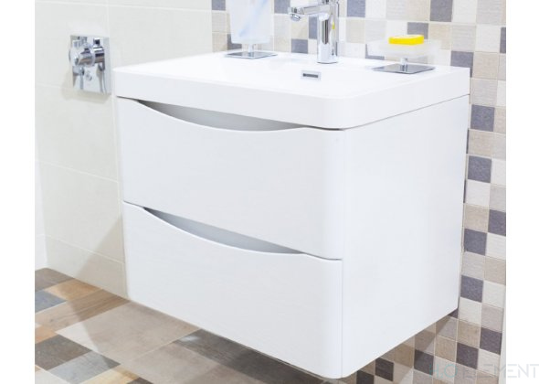 Тумба с раковиной Belbagno ANCONA, ANCONA-N-600-2C-SO-BL+ EA-600-LVB (готовый набор)