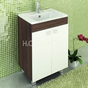 Тумба-умывальник Comforty "Рио-60" дуб солсбери с раковиной Comforty XD-A60