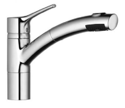 Смеситель Kludi Trendo 335819675 для кухни DN 15, с выдвижным изливом, хром