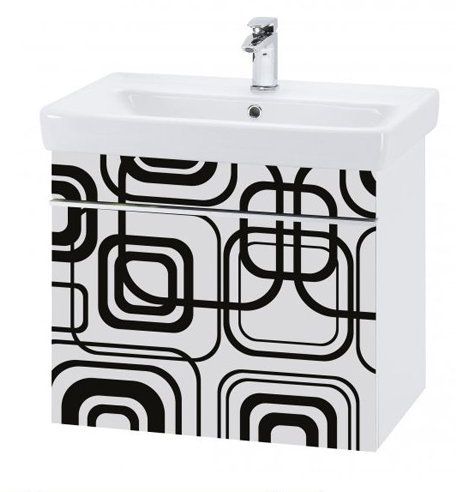 Тумба под раковину Dreja Vision 21736 геометрия