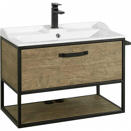 Тумба под раковину Акватон Лофт Фабрик 80 дуб кантри 1A242401LTDY0