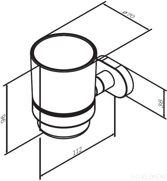 Стакан AM.PM Sense L A7434300