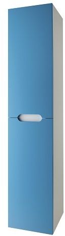 Шкаф-пенал Dreja Color 24560 правосторонний, голубой глянец