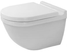 Чаша подвесного унитаза Duravit Starck 3 (2225090000), без крышки