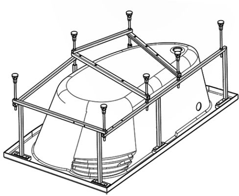 Монтажный комплект JIKA Geneve 967550000001