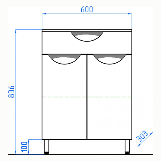 Комод Style Line Жасмин 60, ЛС-00000335