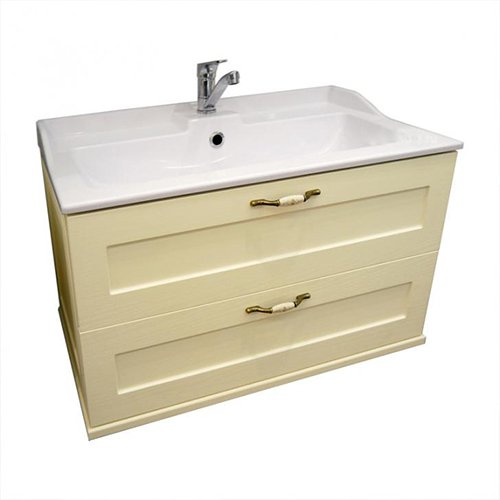 Тумба с раковиной Акватон Леон 1A1863K0LBPR0 цвет Бежевый