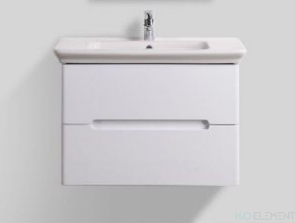 Belbagno База под раковину подвесная с двумя выкатными ящиками, с доводчиками, TORINO-800-2C-SO-BL