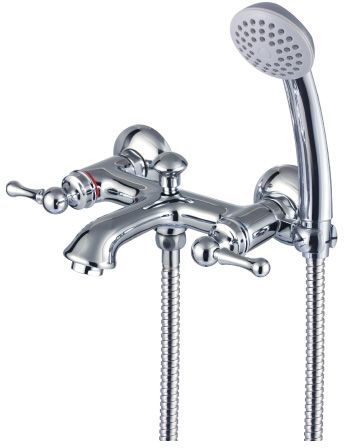 Смеситель Lemark Plus balance LM1302C для ванны с коротким изливом, хром