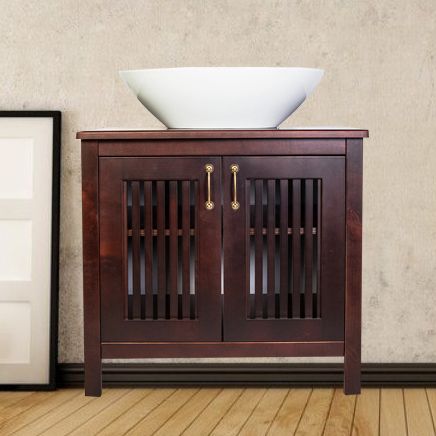 Тумба с раковиной 1 Orange Capri 75