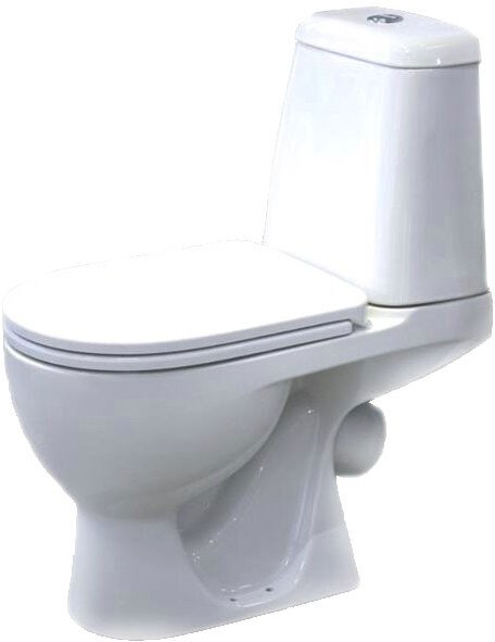 Унитаз-компакт Sanita Luxe Max SL DM MAXSLCC01040513 с бачком и сиденьем