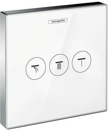 Переключатель потоков Hansgrohe ShowerSelect 15736400 на три потребителя, белый