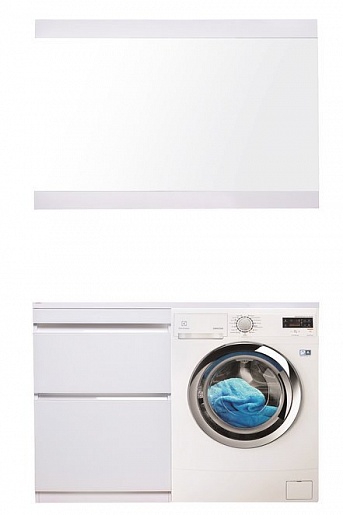 Зеркало Style Line, "Даллас 130", Люкс белое, СС-00000581