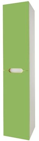 Шкаф-пенал Dreja Color 24621 левосторонний, зеленый глянец
