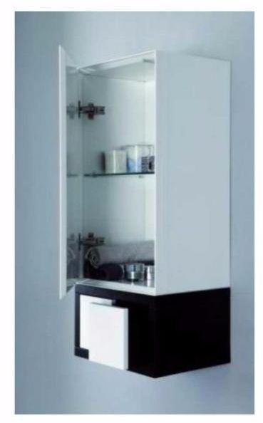 Шкаф Акватон Интегро (1A144303IN01L) левосторонний, белый