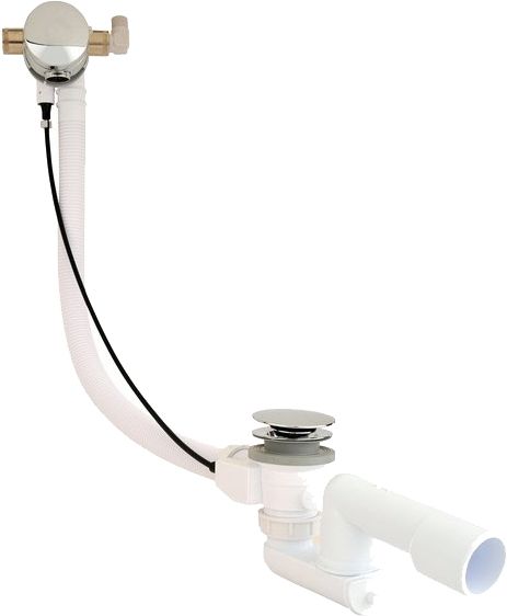 Ravak сточный комплект с заполнением преливом, хром X01316