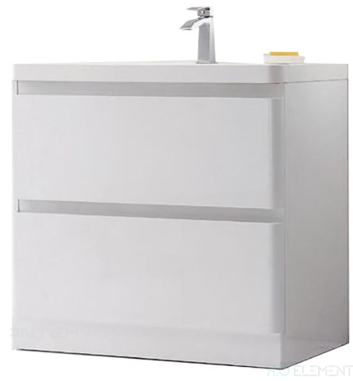 Тумба с раковиной Belbagno ALBANO, ALBANO-900-2C-PIA-BL+ BB900/455-LV-MR-ALR (готовый набор)
