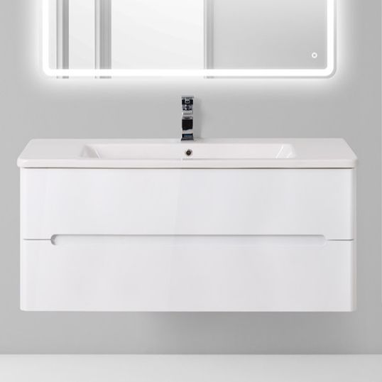 Тумба для комплекта BelBagno Luxury 105 bianco lucido