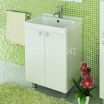 Тумба-умывальник Comforty "Флоренция-60" белый с раковиной Comforty 603