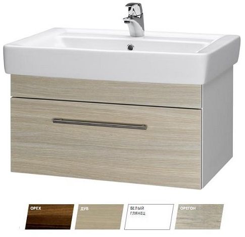 Тумба под раковину Dreja Q Uno 20043 дуб