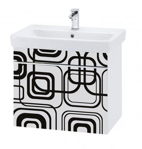 Тумба под раковину Dreja Vision 21590 геометрия