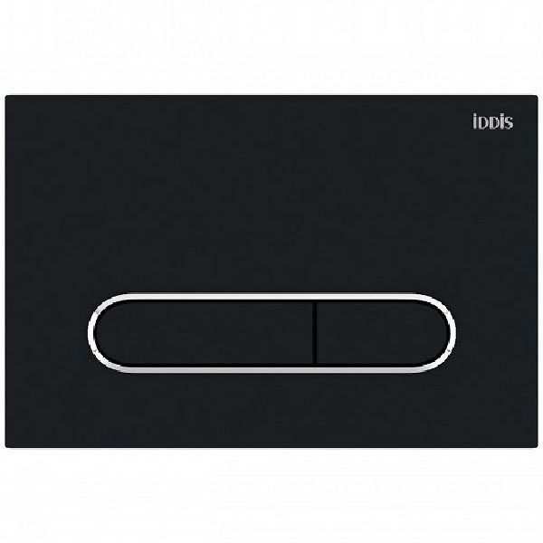 Клавиша смыва IDDIS Unifix универсальная матовый черный 071 (UNI71MBi77)