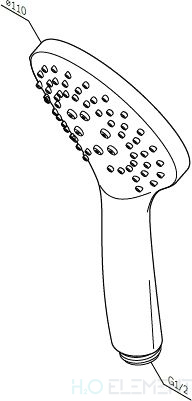 Душевая лейка AM.PM Gem F0290100