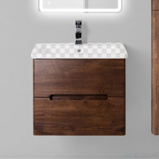 Тумба с раковиной Belbagno LUXURY, LUXURY-500-2C-SO-RW-P+ 12050-KL (готовый набор)