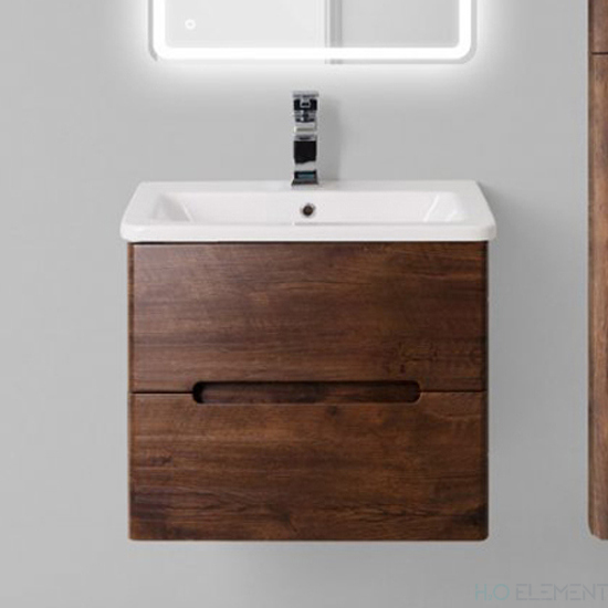 Тумба с раковиной Belbagno LUXURY, LUXURY-500-2C-SO-RW-P+ 12050-KL (готовый набор)