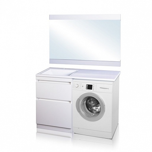 Тумба для комплекта Style Line Даллас 100 Люкс Plus напольная, белая