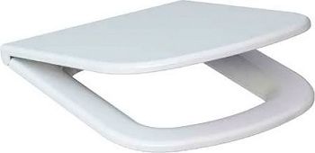 Крышка-сиденье Cersanit Colour с микролифтом, петли белые