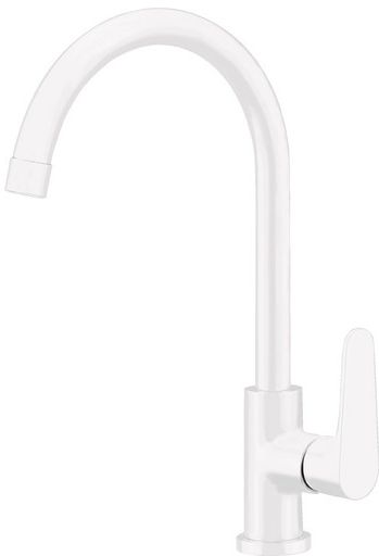Смеситель Cezares Laconico LL25-BLC для кухонной мойки, белый