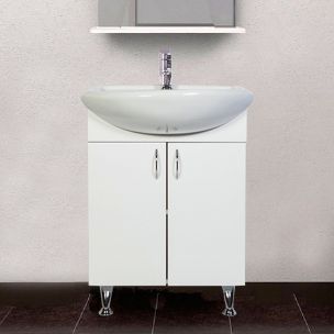 Тумба с раковиной 1 Orange Роса 60 белая