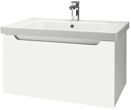 Тумба под раковину Dreja Color 23310 белый глянец