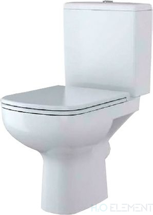 Крышка-сиденье Cersanit Colour с микролифтом, петли белые