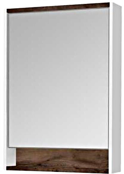 Зеркало-шкаф Акватон Капри 60 таксония темная, с подсветкой