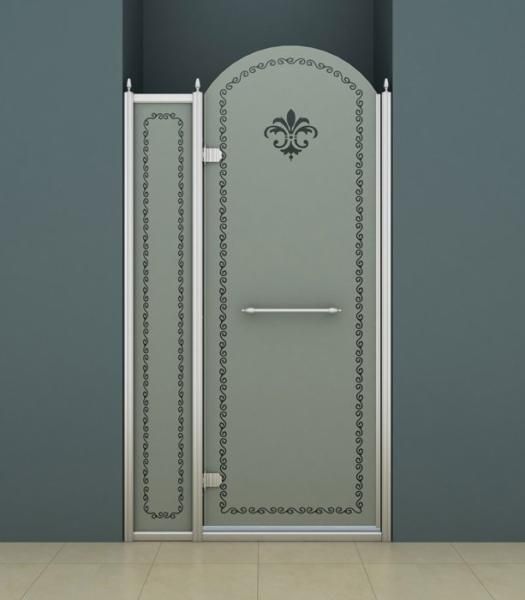 Душевая дверь в нишу Cezares Retro-B-12-120-CP-Cr-L