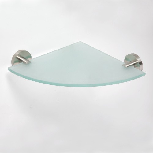 Полочка NEO стеклянная угловая 250х250мм